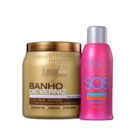 Forever Liss Professional Antiemborrachamento 300ml  + Verniz 1000g Forever Liss Professional Antiemborrachamento 300ml  + Verniz 1000g