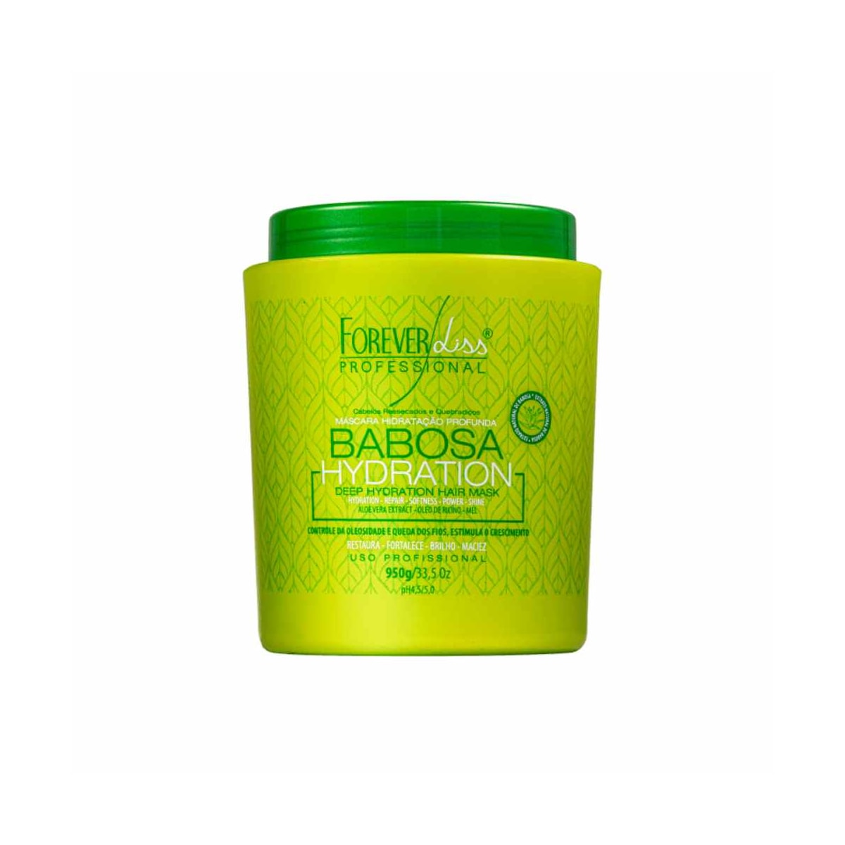 Forever Liss Professional Babosa - Máscara Capilar 950g Forever Liss Professional Babosa - Máscara Capilar 950g