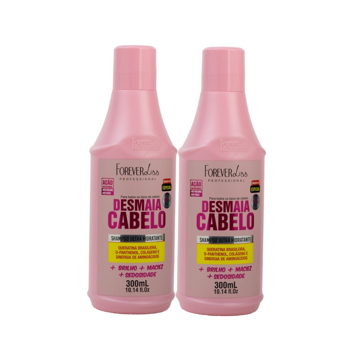 Forever Liss Professional Desmaia Cabelo Kit 2 Shampoo 300ml