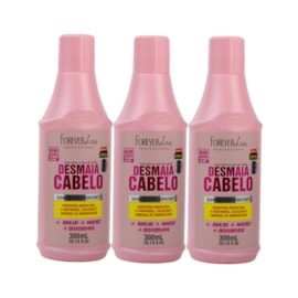 Forever Liss Professional Desmaia Cabelo Kit 3 Shampoo 300ml