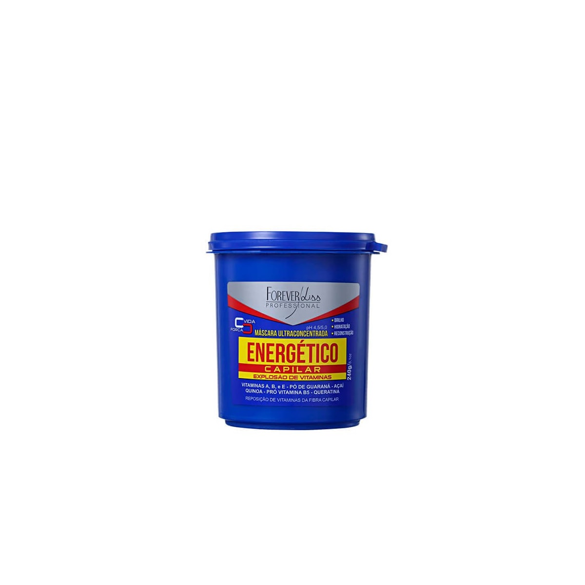 Forever Liss Professional Energético Capilar - Máscara Capilar 240g Forever Liss Professional Energético Capilar - Máscara Capilar 240g