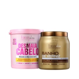 Forever Liss Professional Máscaras Desmaia 950g+ Verniz 1000g Forever Liss Professional Máscaras Desmaia 950g+ Verniz 1000g