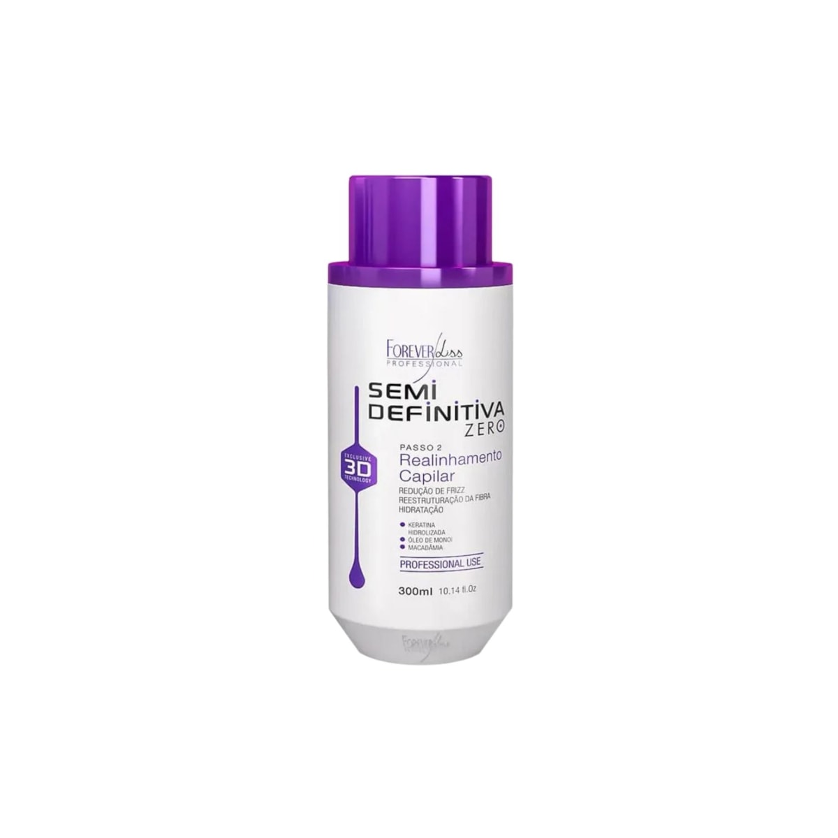 Forever Liss Semi Definitiva Zero Selagem Capilar 300ml Forever Liss Semi Definitiva Zero Selagem Capilar 300ml