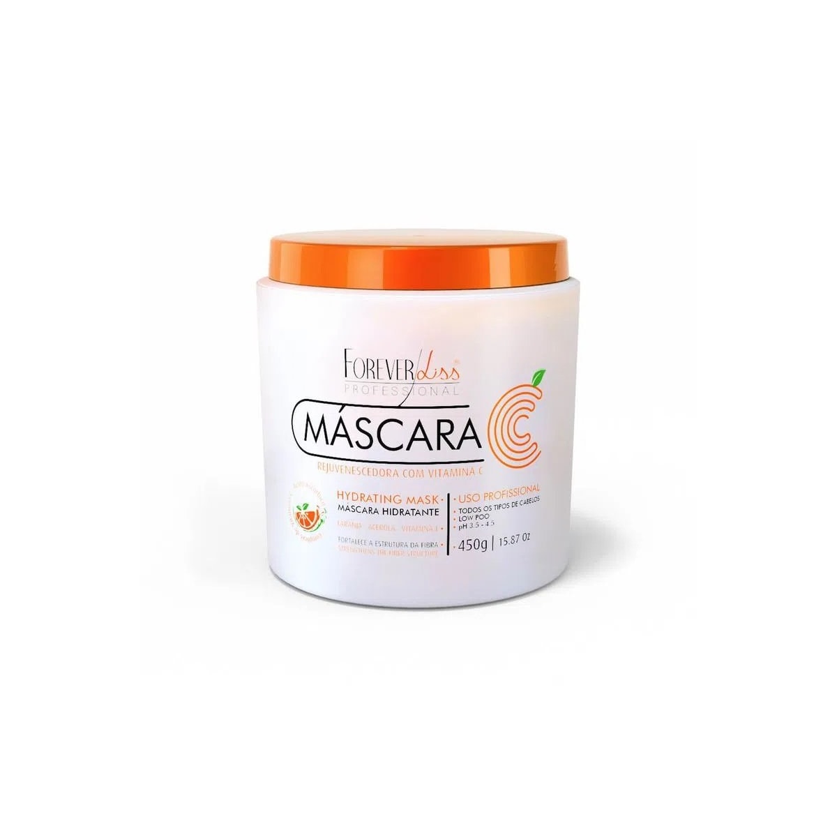 Forever Liss Vitamina C Rejuvenescedora Máscara 450g Forever Liss Vitamina C Rejuvenescedora Máscara 450g
