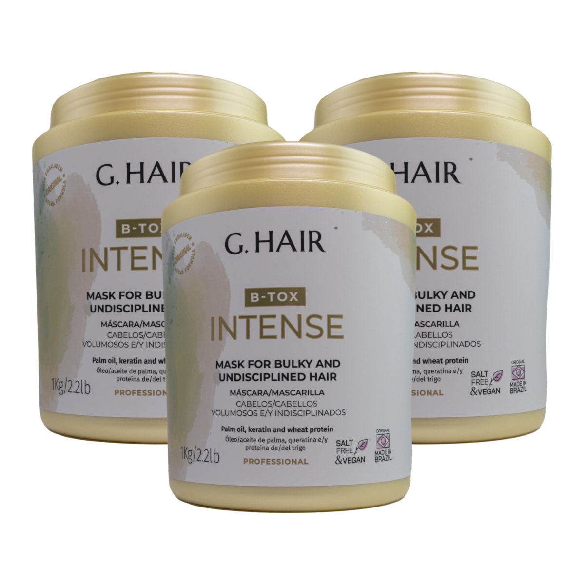 G.Hair BTX Intense Kit 3 Máscara 1kg G.Hair BTX Intense Kit 3 Máscara 1kg
