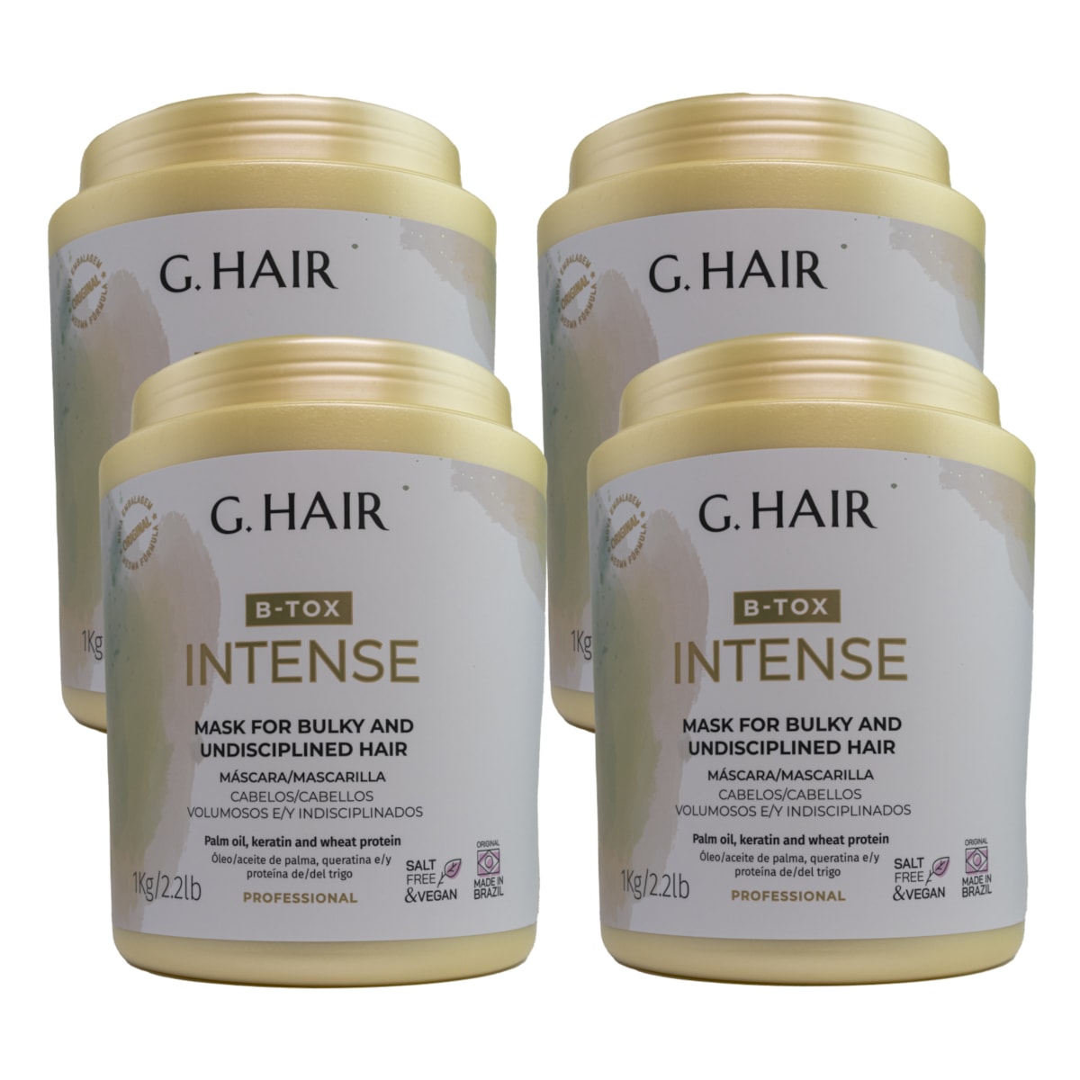 G.Hair BTX Intense Kit 4 Máscara 1kg G.Hair BTX Intense Kit 4 Máscara 1kg