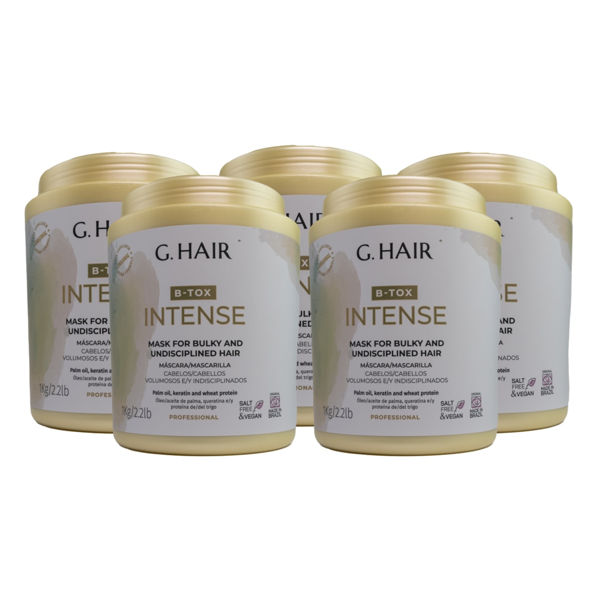 G.Hair BTX Intense Kit 5 Máscara 1kg G.Hair BTX Intense Kit 5 Máscara 1kg