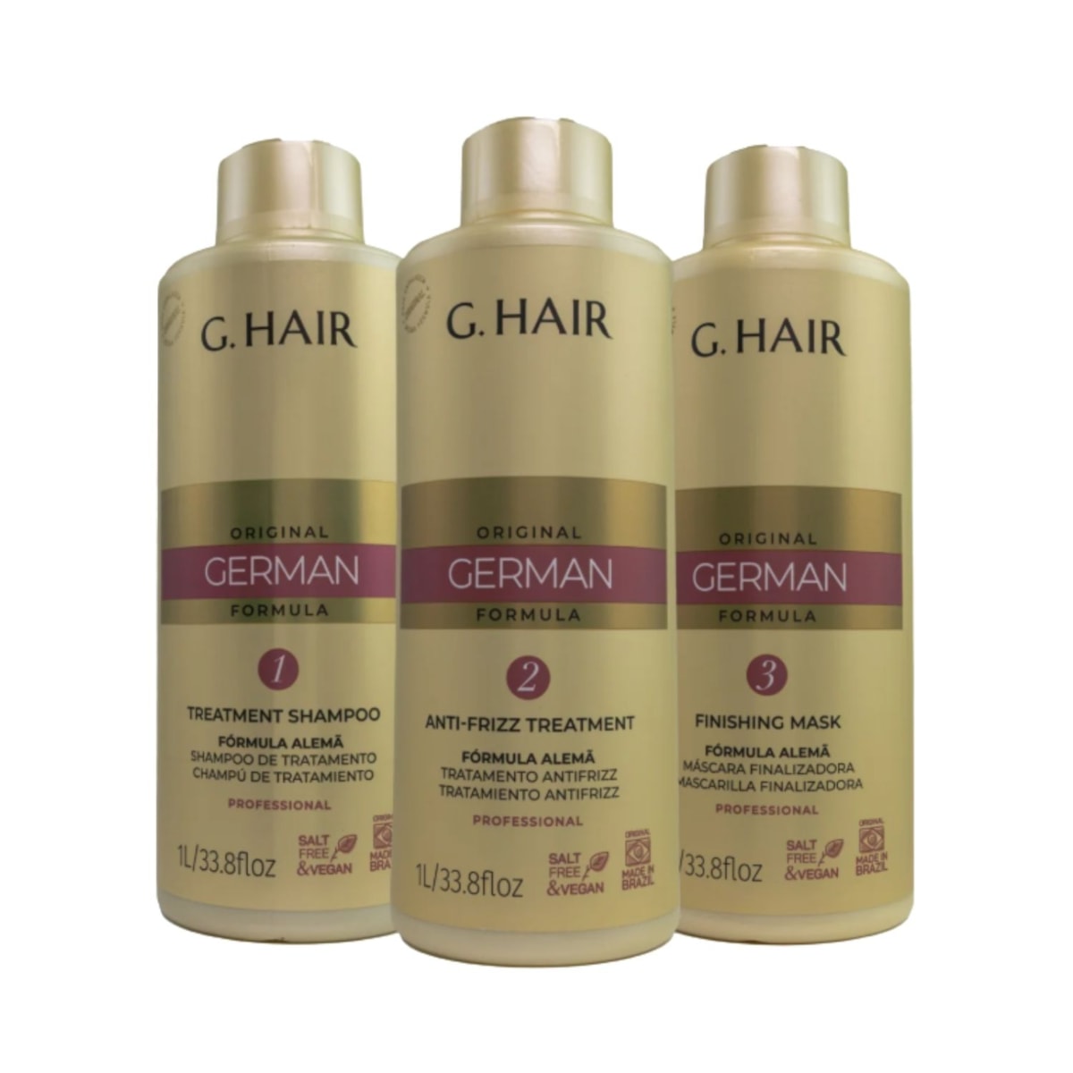 G.Hair Escova Progressiva Alema (3 x 1000ml)