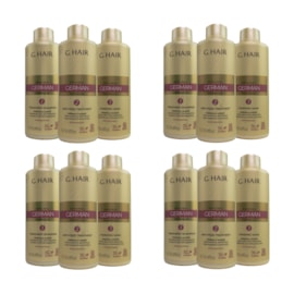 G.Hair Escova Progressiva Alemã 4 Kits (3 x 1 Litro)