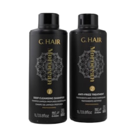 G.Hair Escova Progressiva Marroquina (2 x 1 Litro) G.Hair Escova Progressiva Marroquina (2 x 1 Litro)