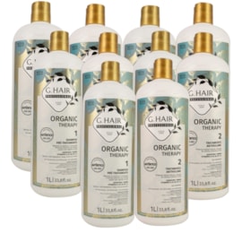 G.Hair Organic Therapy Kit 5 Tratamento Antivolume 1L