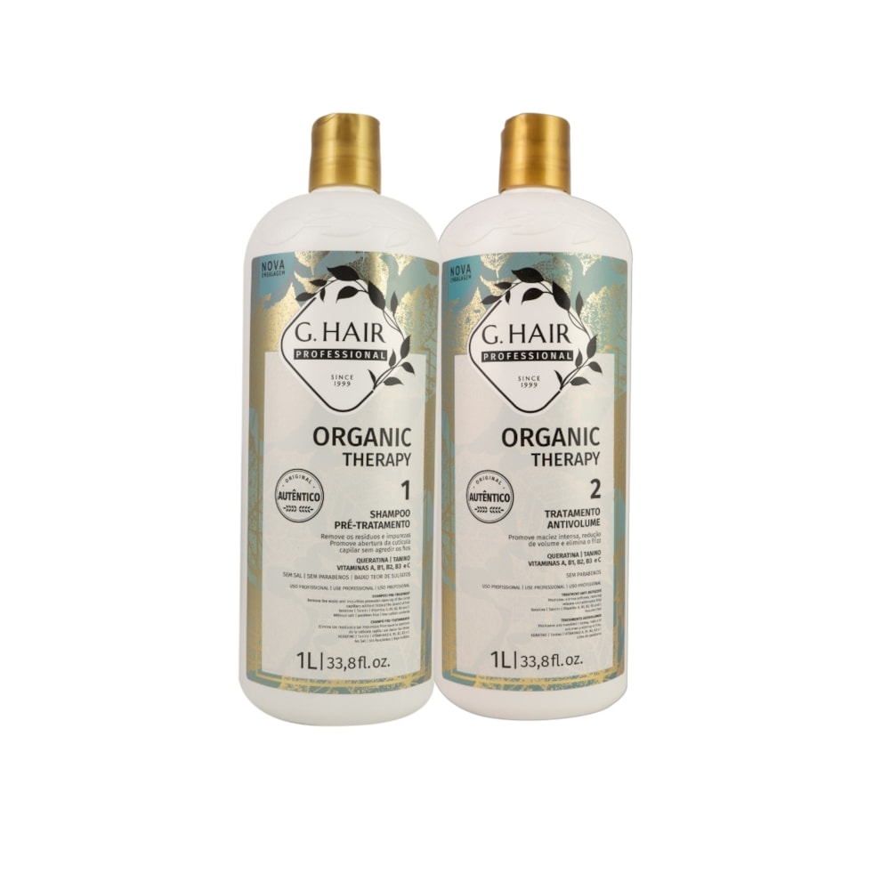 G.Hair Organic Therapy Tratamento Antivolume 1L