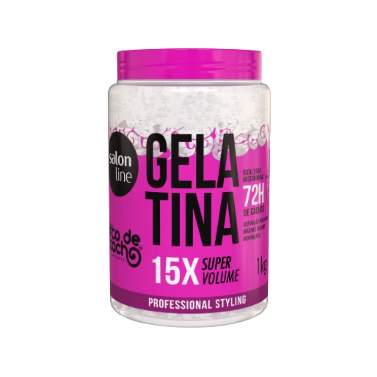 Gelatina de Cachos Salon Line #todecacho Super Volume para Cabelo Cacheado 1 Kg