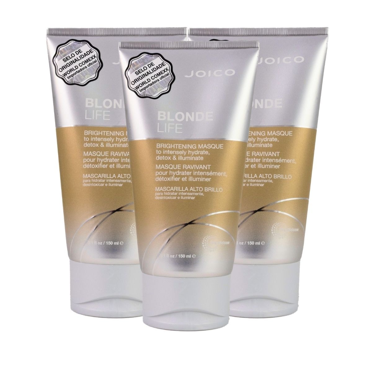 Joico Blonde Life Smart Release Kit 3 Máscara Capilar 150ml