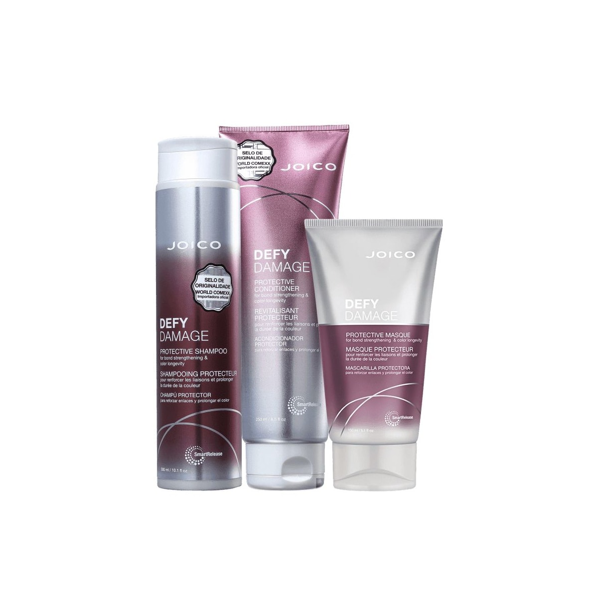 Joico Defy Damage Home Care Shampoo + Condicionador + Máscara