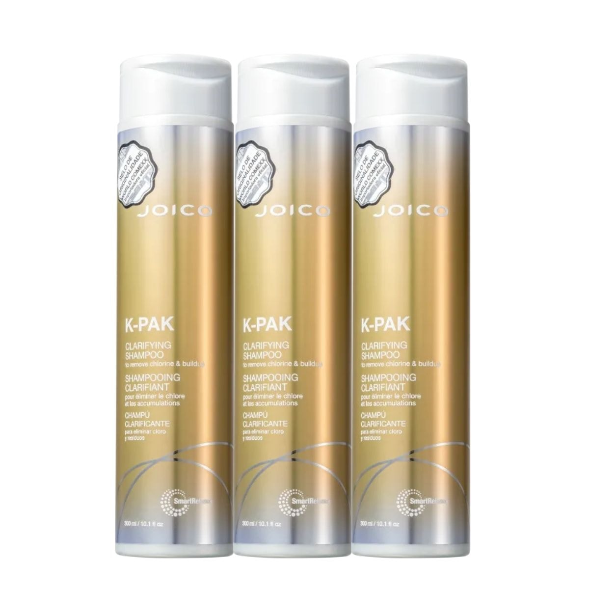 Joico K-PAK Clarifying Kit 3 Shampoo Antirresíduo 300ml Joico K-PAK Clarifying Kit 3 Shampoo Antirresíduo 300ml