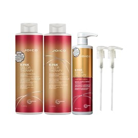 Joico K-PAK Color Therapy Shampoo 1000ml + Condicionador 1000ml + Máscara 500ml