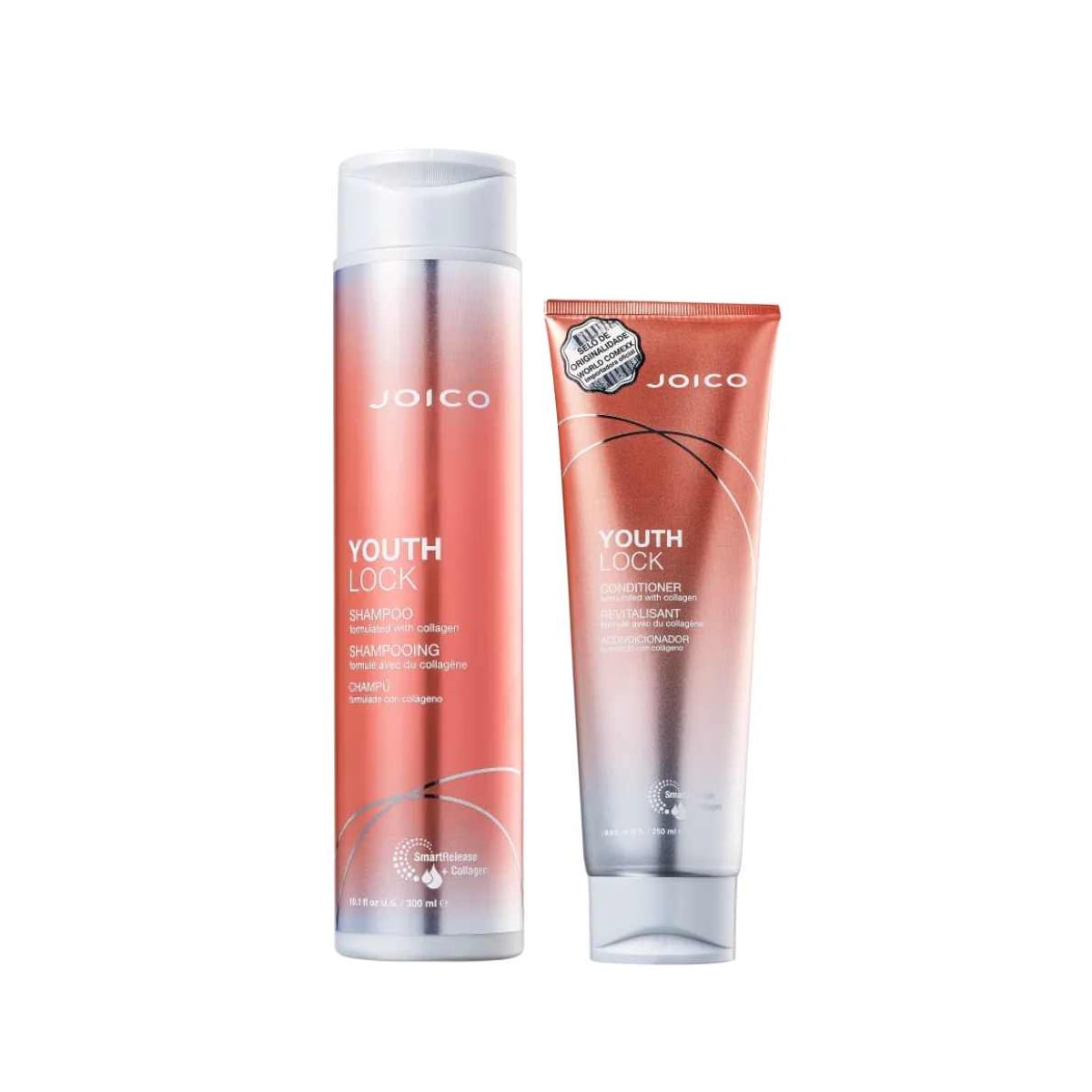 Joico Youth Lock Shampoo 300ml + Condicionador 250ml Joico Youth Lock Shampoo 300ml + Condicionador 250ml