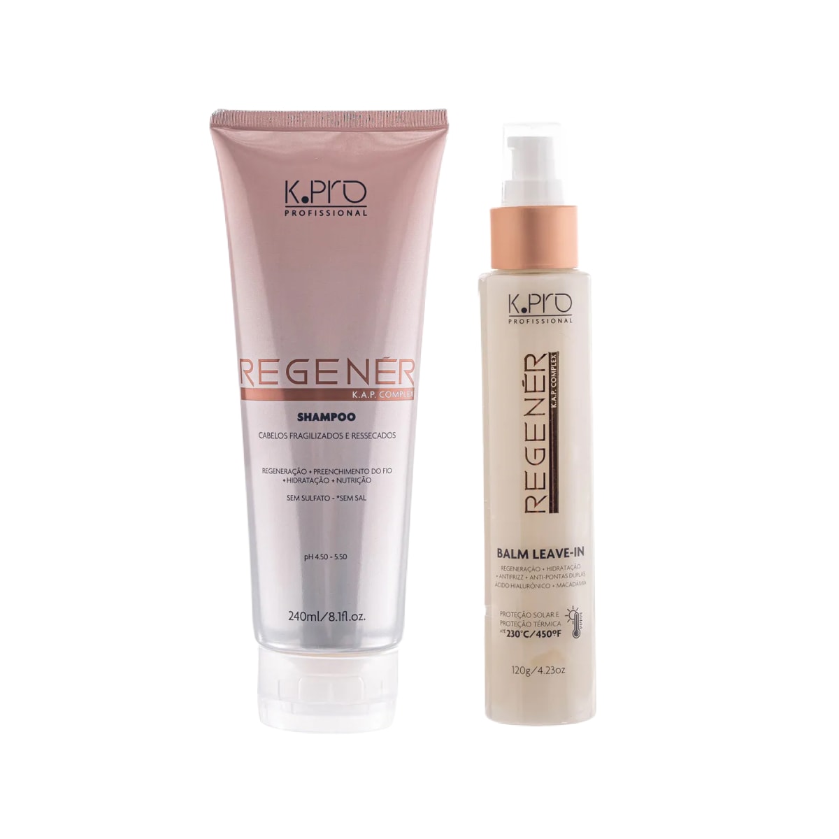 K.Pro Regenér Kit Shampoo 240ml + Leave-In 120g K.Pro Regenér Kit Shampoo 240ml + Leave-In 120g
