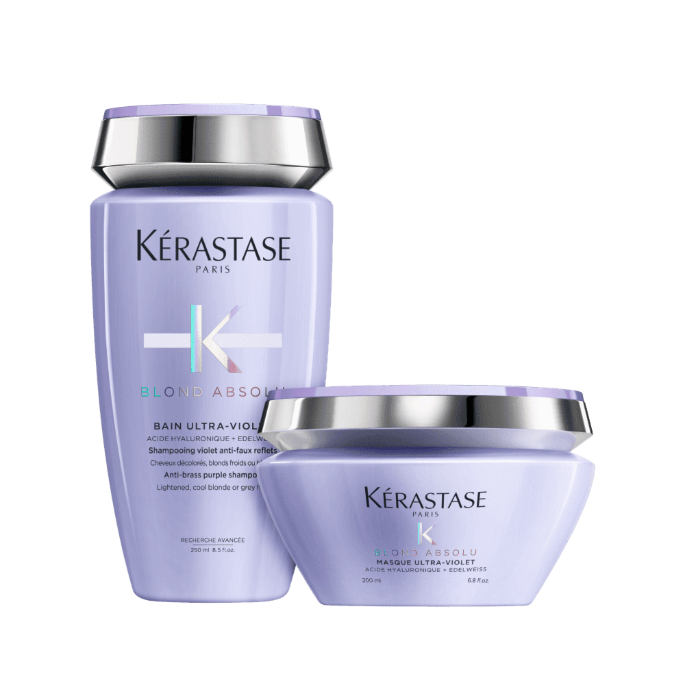 Kérastase Blond Absolu Ultra-Violet Duo Kit (Shampoo + Máscara)