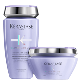 Kérastase Blond Absolu Ultra-Violet Duo Kit (Shampoo + Máscara) Kérastase Blond Absolu Ultra-Violet Duo Kit (Shampoo + Máscara)