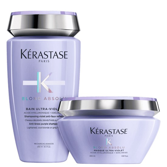 Kérastase Blond Absolu Ultra-Violet Duo Kit (Shampoo + Máscara)
