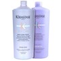 Kérastase Blond Absolu Ultra Violet Tratamento Shampoo 1L + Condicionador Cicaflash 1L