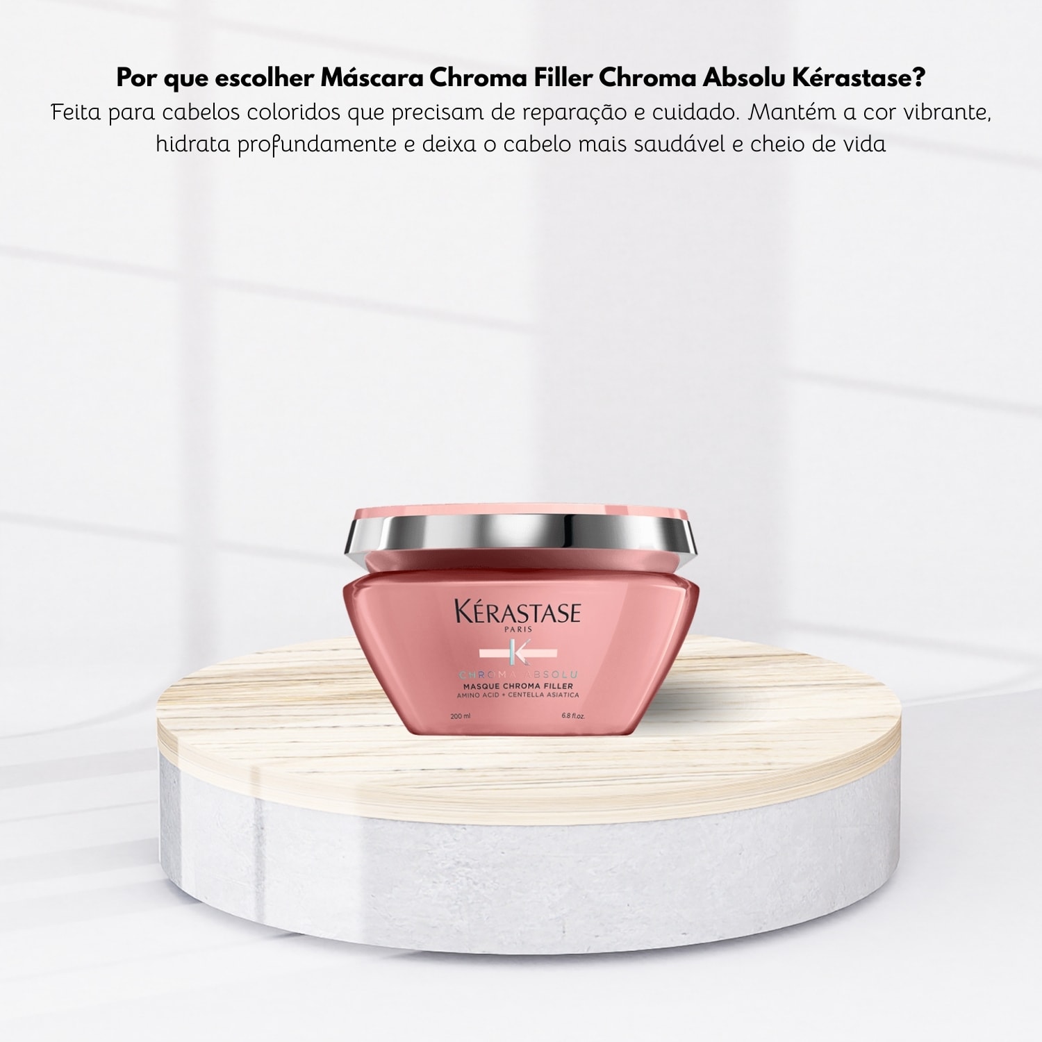Kérastase Chroma Absolu Masque Chroma Filler Máscara 200ml - Doce
