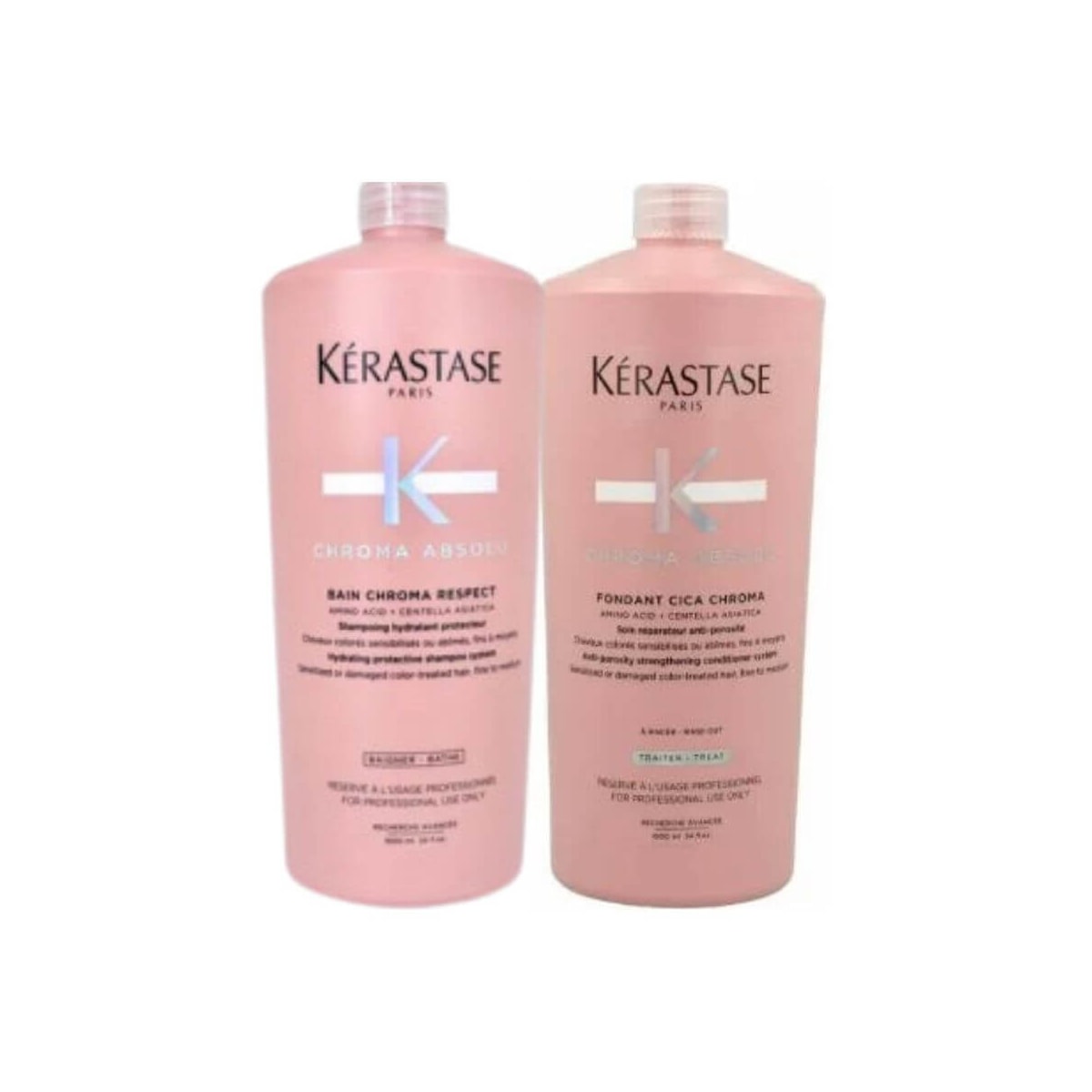 Kerastase Chroma Absolu Shampoo Chroma Respect 1000ml + Condicionador 1000ml Kerastase Chroma Absolu Shampoo Chroma Respect 1000ml + Condicionador 1000ml