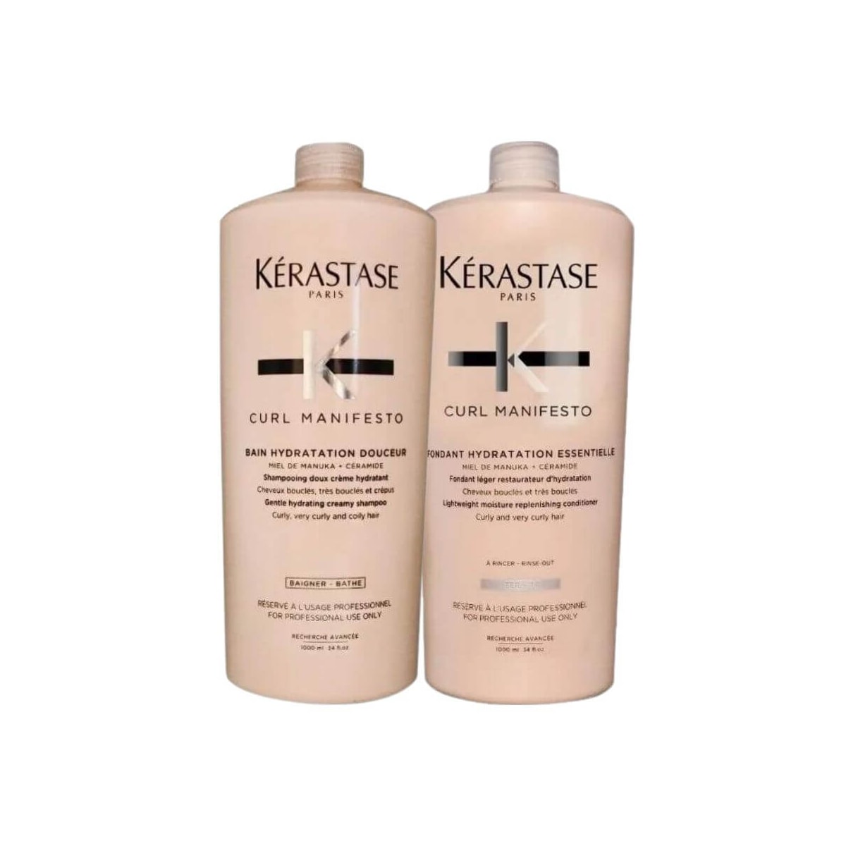 Kérastase Curl Manifesto Shampoo 1000ml + Condicionador 1000ml Kérastase Curl Manifesto Shampoo 1000ml + Condicionador 1000ml