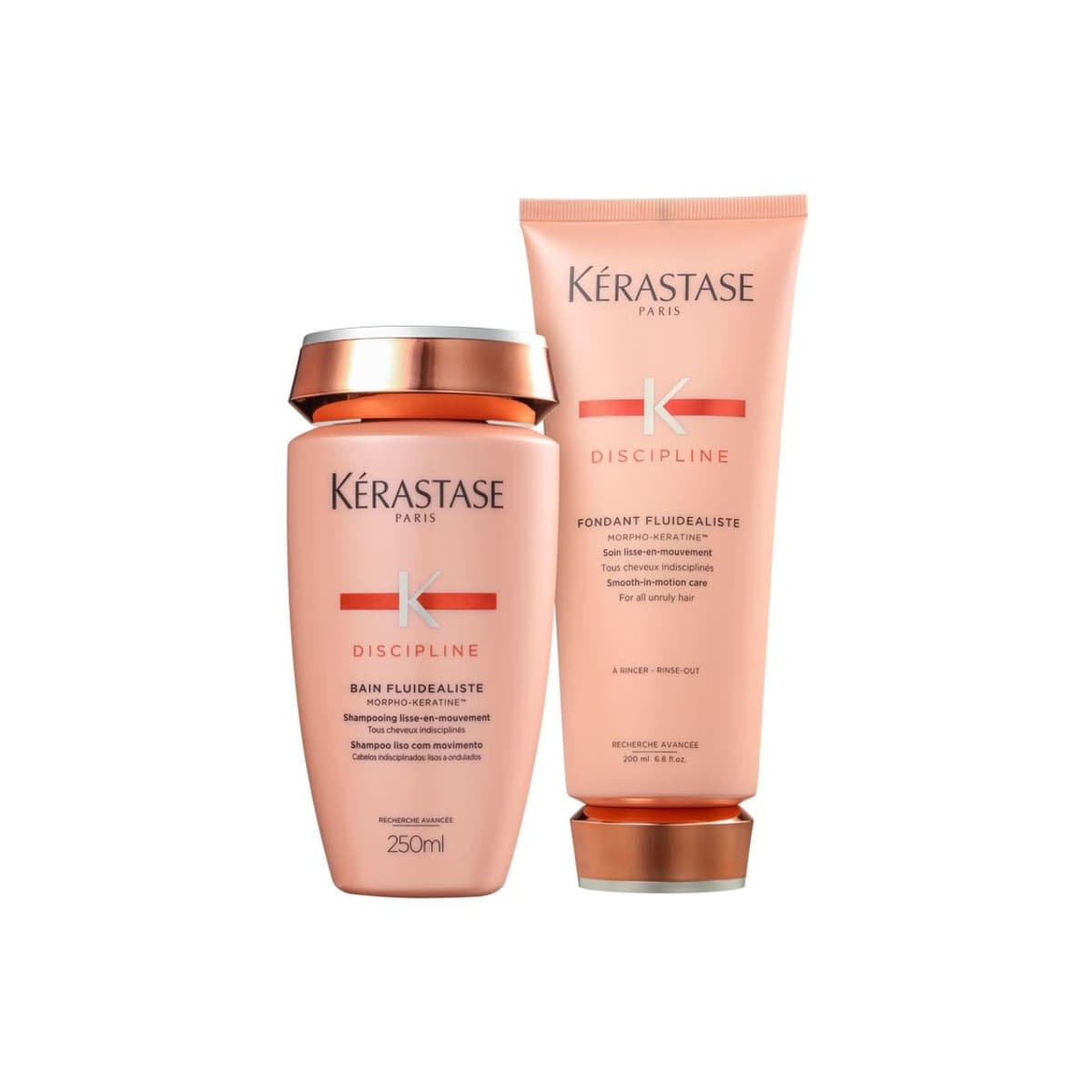 Kérastase Discipline Fluidealiste Shampoo 250ml + Condicionador 200ml Kérastase Discipline Fluidealiste Shampoo 250ml + Condicionador 200ml