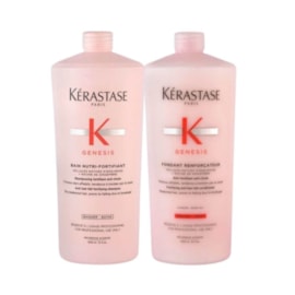 Kérastase Genesi Nutri Fortifiant Shampoo 1000ml + Condicionador Renforcateur 1000ml