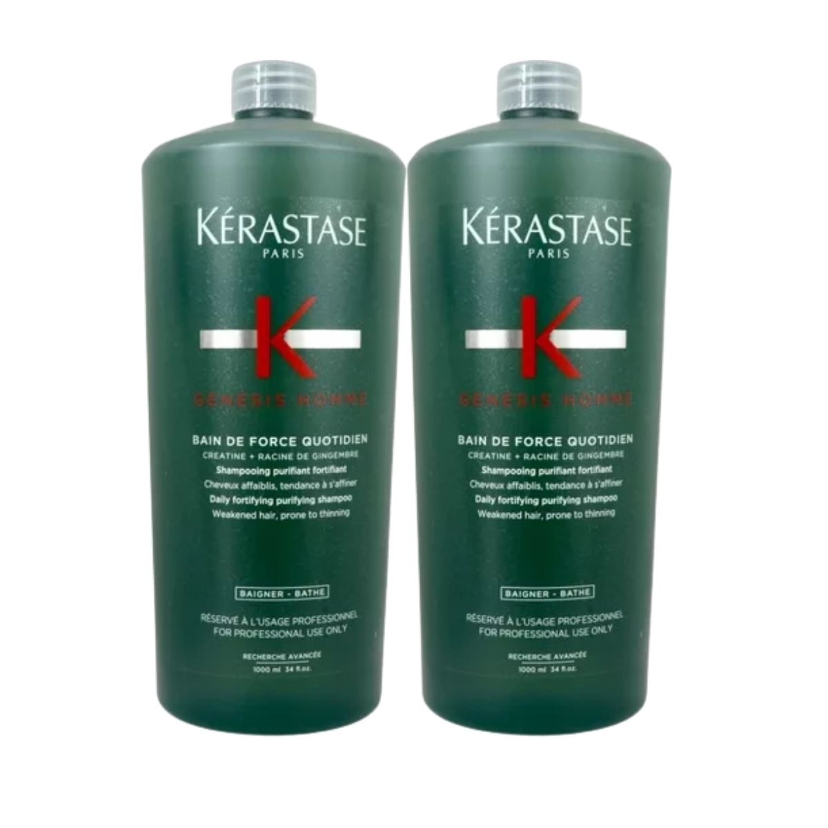 Kérastase Genesis Homme Bain Force Kit 2 Shampoo 1L Kérastase Genesis Homme Bain Force Kit 2 Shampoo 1L