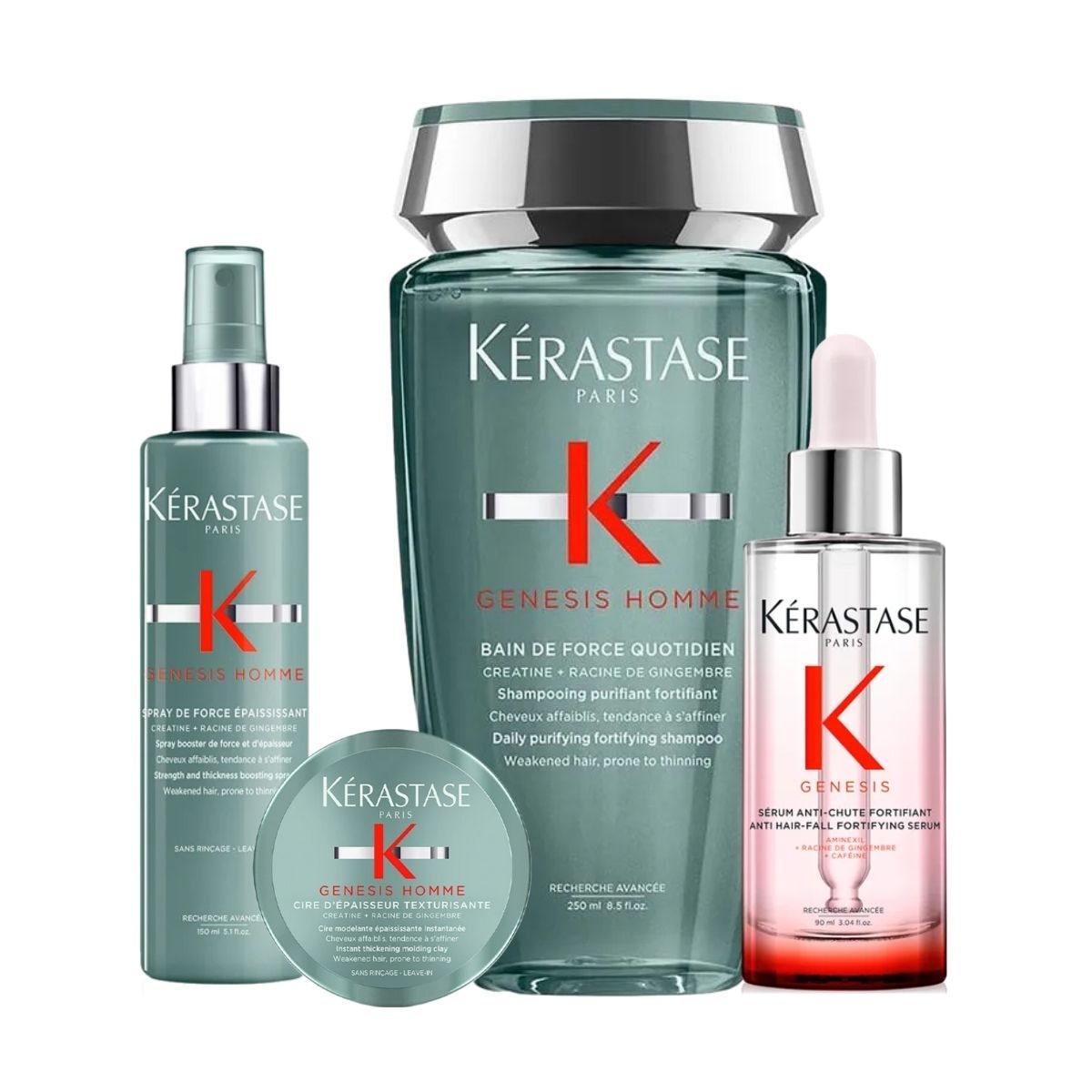 Kérastase Genesis Homme Kit Fortificante (4 Produtos)
