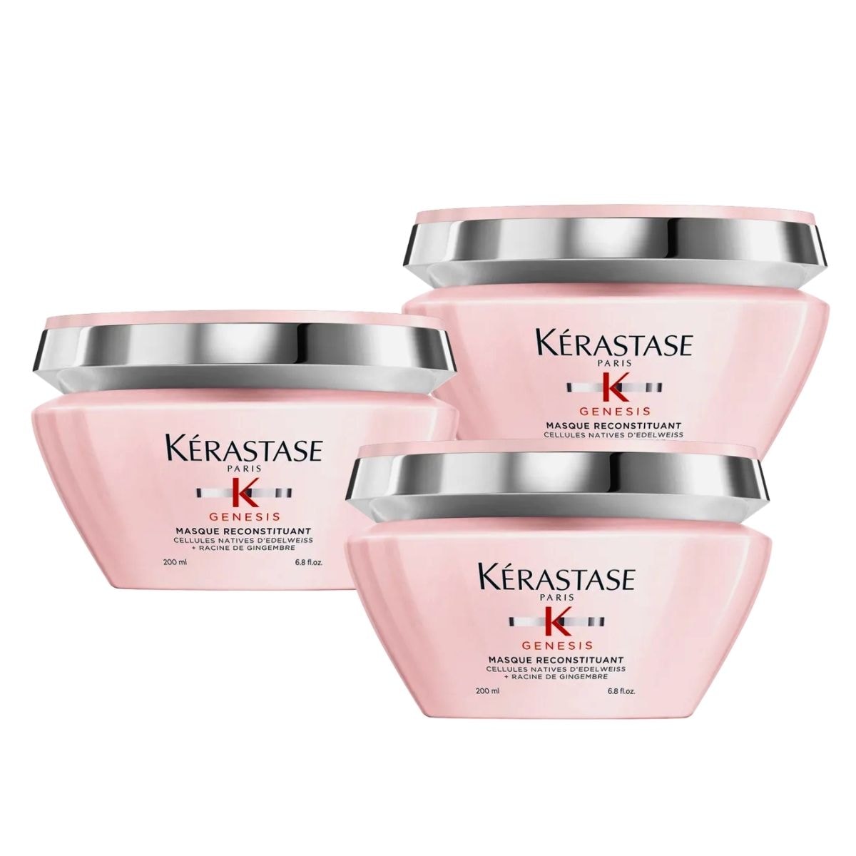 Kérastase Genesis Masque Reconstituant Kit 3 Máscaras 200ml Kérastase Genesis Masque Reconstituant Kit 3 Máscaras 200ml