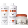 Kérastase Nutritive Satin 1 Kit Shampoo 1000ml + Condicionador Lait Vital 1000ml + Máscara Cabelos G