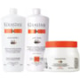 Kérastase Nutritive Satin 1 Kit Shampoo + Condicionador Lait Vital 2x1L + Máscara Masquintense 500g