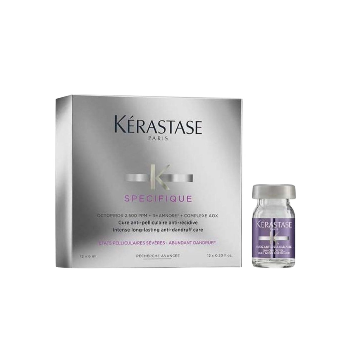 Kérastase - Spécifique Cure Anti-Pelliculaire Anti-Récidive - 12x 6ml Kérastase - Spécifique Cure Anti-Pelliculaire Anti-Récidive - 12x 6ml