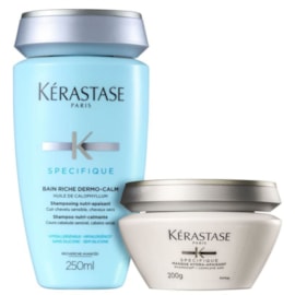 Kérastase Spécifique Riche Dermo-Calm Shampoo 250ml + Máscara 200g