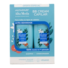 Kit Alfaparf Alta Moda BB Cream Shampoo e Condicionador 300 ml