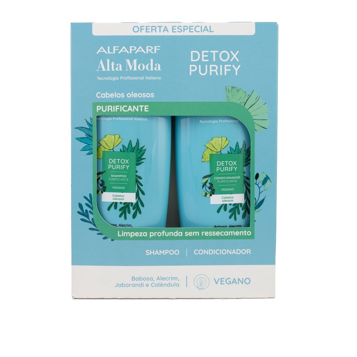 Kit Alfaparf Alta Moda Detox Shampoo e Condicionador 300 ml Kit Alfaparf Alta Moda Detox Shampoo e Condicionador 300 ml