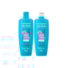 Kit Alfaparf Alta Moda Liss&Long Shampoo e Condicionador 300 ml