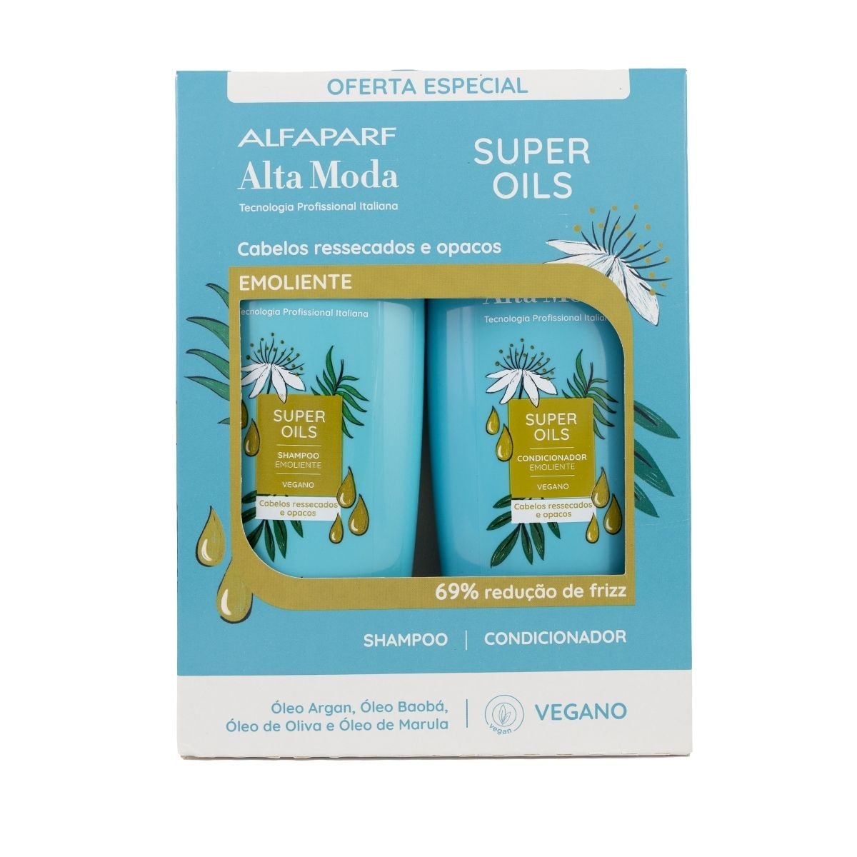 Kit Alfaparf Alta Moda Super Oils Shampoo e Condicionador Kit Alfaparf Alta Moda Super Oils Shampoo e Condicionador