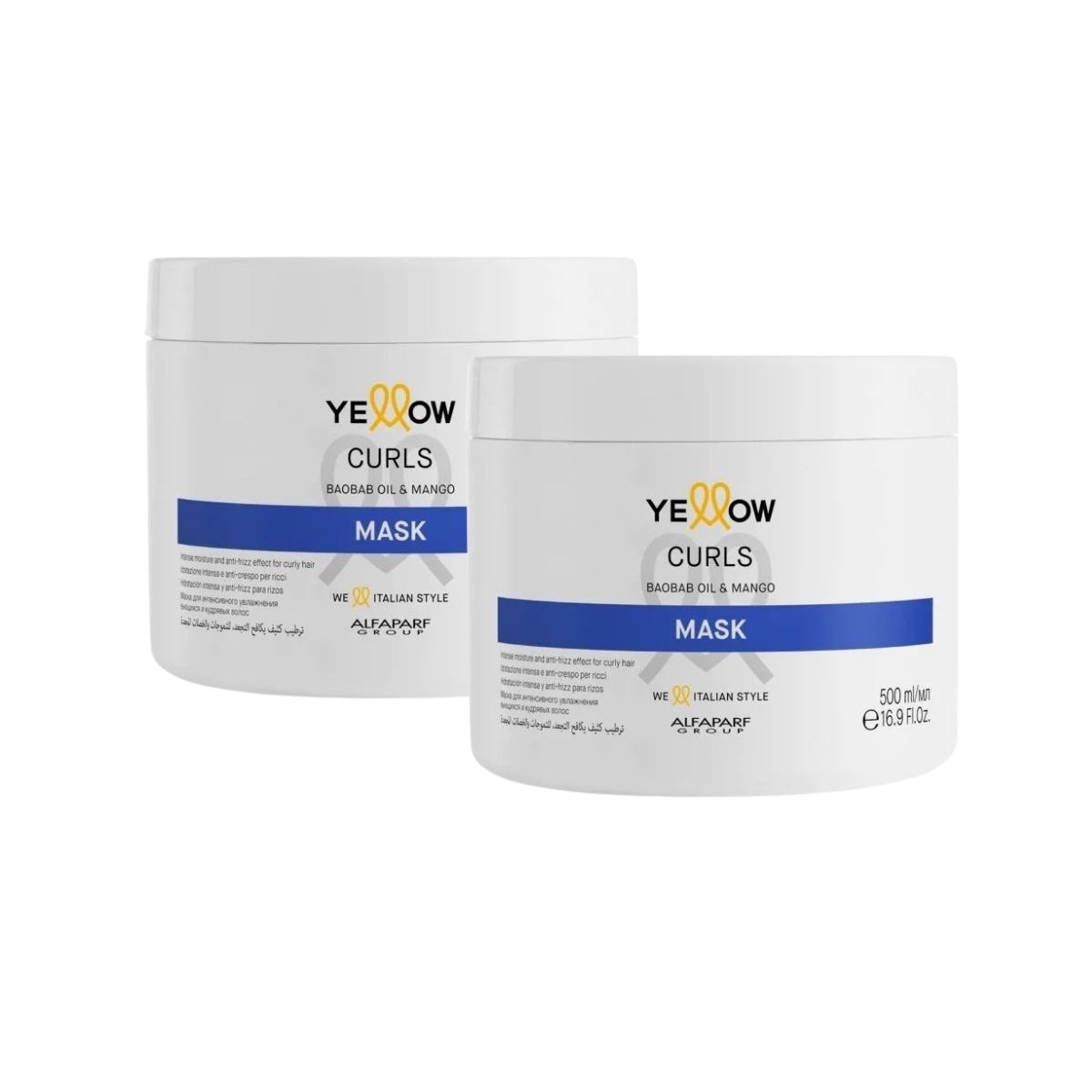 Kit Alfaparf Grouf Yellow Curls 2 Máscara 500 g