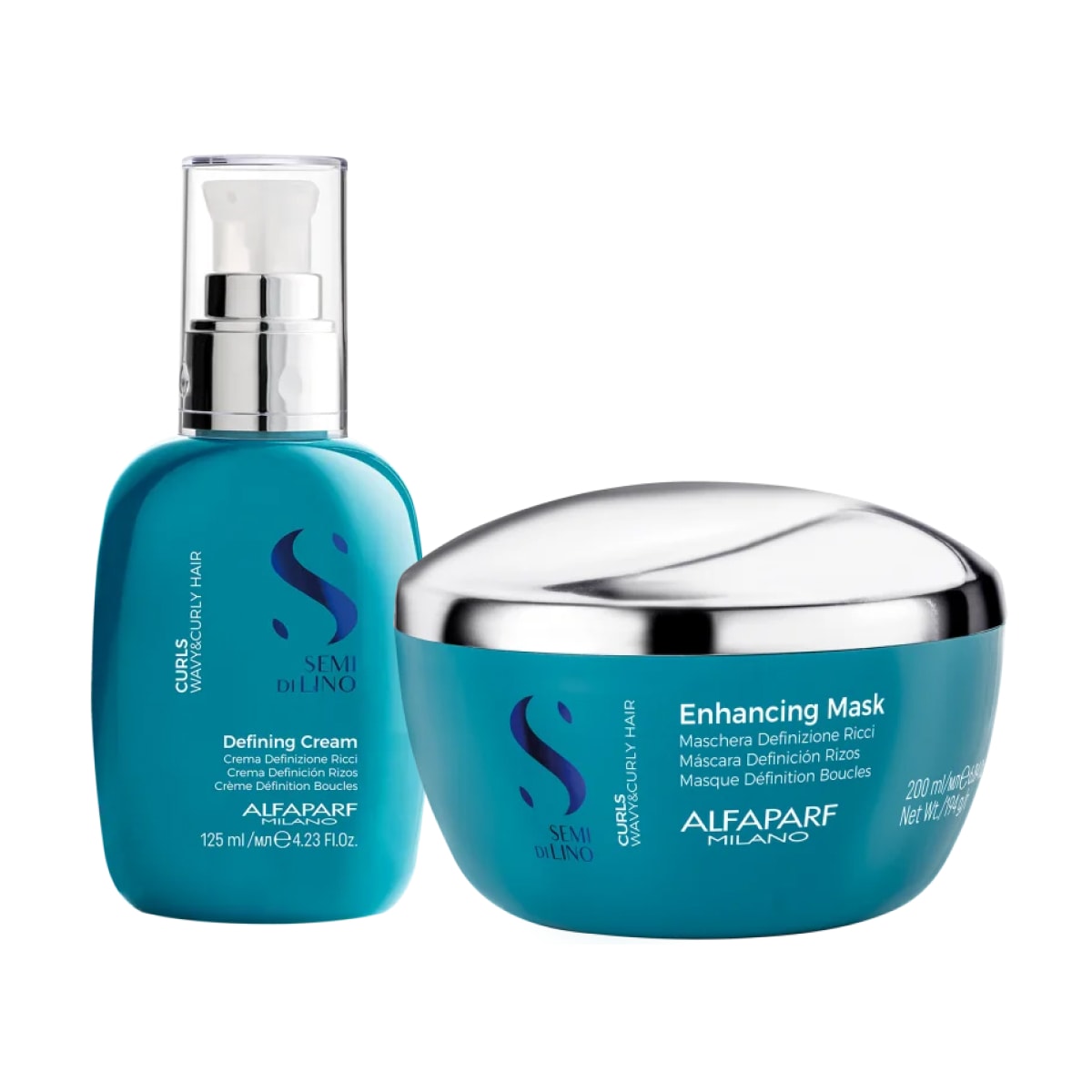 Kit Alfaparf Semi di Lino Curls Máscara e Ativador de Cachos Kit Alfaparf Semi di Lino Curls Máscara e Ativador de Cachos