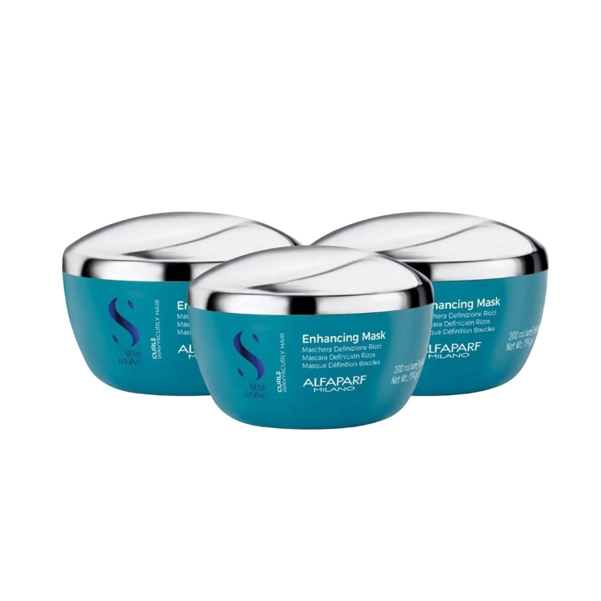 Kit Alfaparf Semi di Lino Enhancing 3 Máscara Capilar 200 ml