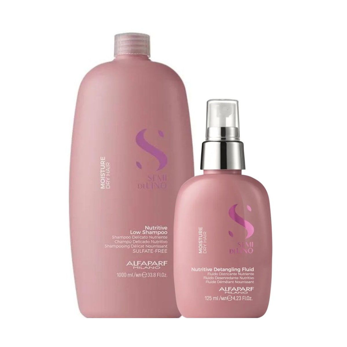 Kit Alfaparf Semi di Lino Moisture Nutritive Shampoo 1 Litro + Leave-in 125 ml Kit Alfaparf Semi di Lino Moisture Nutritive Shampoo 1 Litro + Leave-in 125 ml