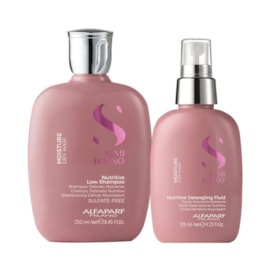 Kit Alfaparf Semi di Lino Moisture Nutritive Shampoo 250 ml + Leave-in 125 ml