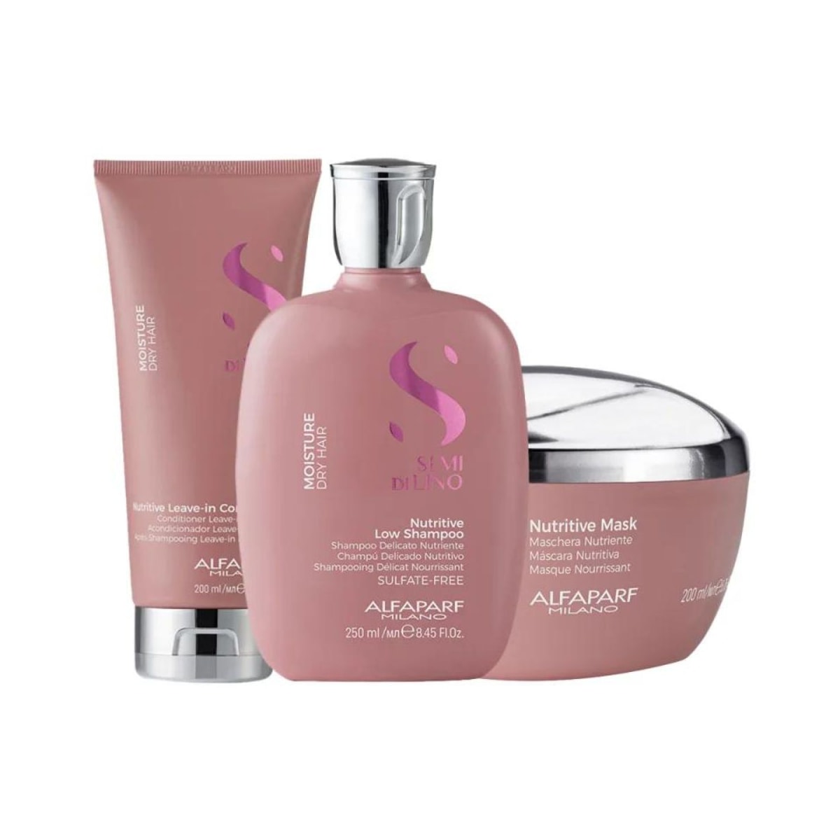 Kit Alfaparf Semi di Lino Moisture Nutritive Trio Pequeno