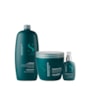Kit Alfaparf Semi Di Lino Reconstruction Reparative Shampoo 1 Litro + Máscara 500 ml + Fluido 125 ml